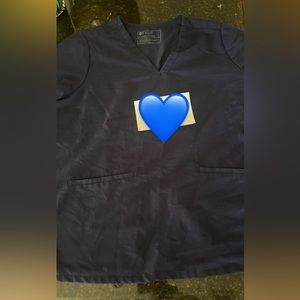 NWOT FIGS Navy Casma Scrub Top, Size L